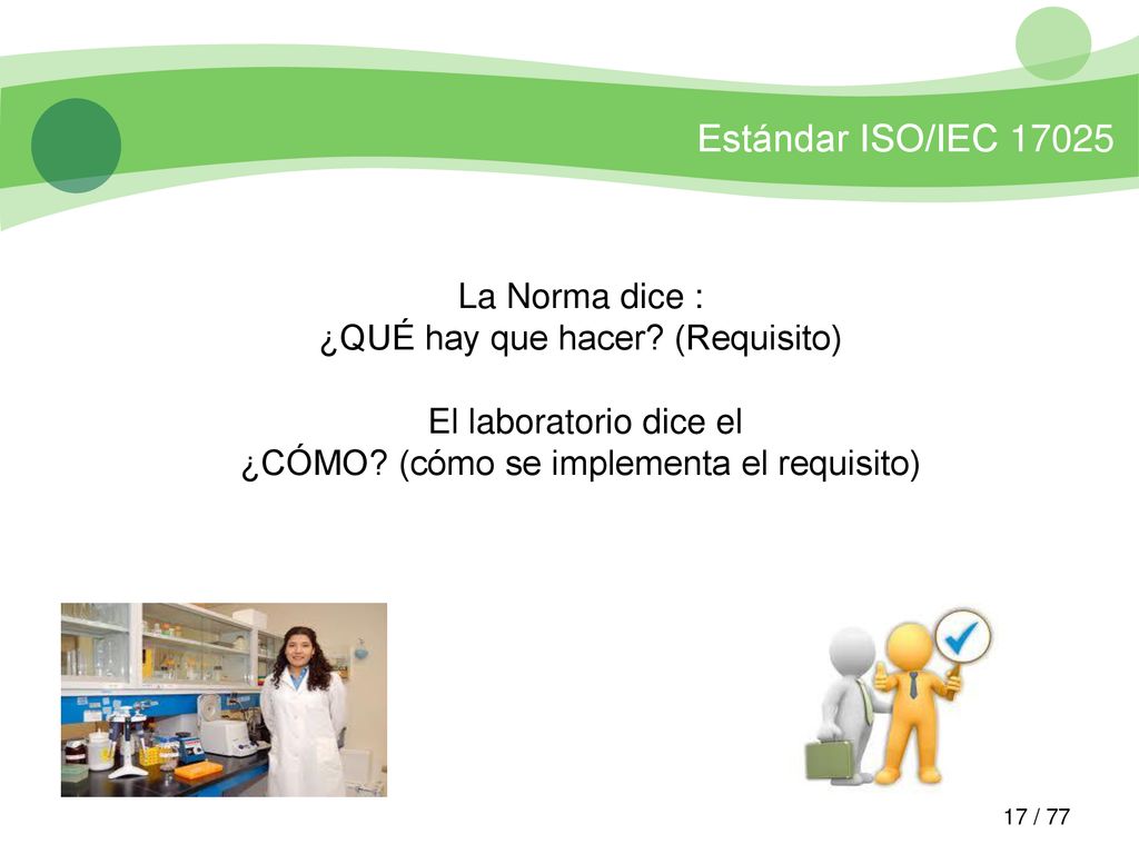 ¿QUÉ hay que hacer (Requisito) El laboratorio dice el