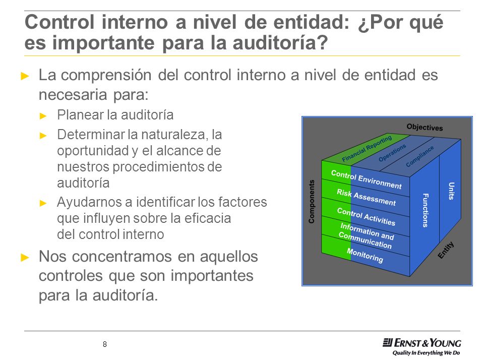 Control interno a nivel de entidad: ¿Por qué es importante para la auditoría