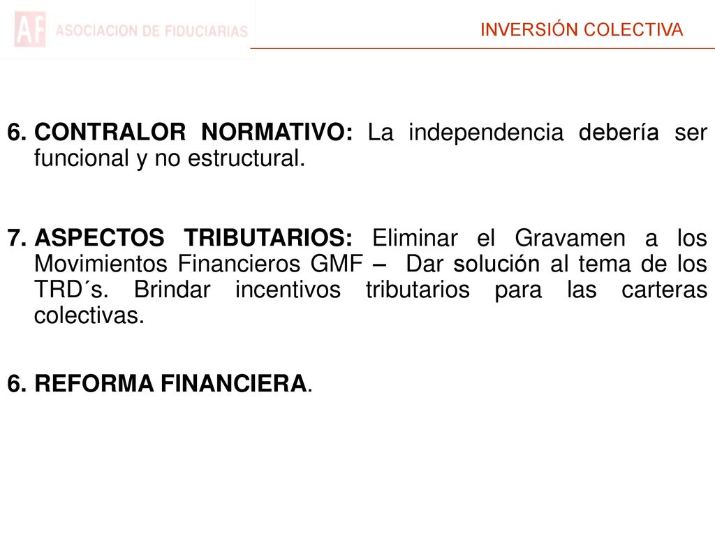 CONTRALOR NORMATIVO: La independencia debería ser funcional y no estructural.