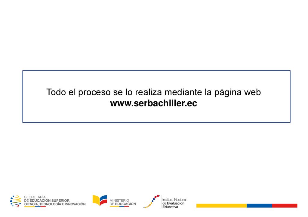 Todo el proceso se lo realiza mediante la página web