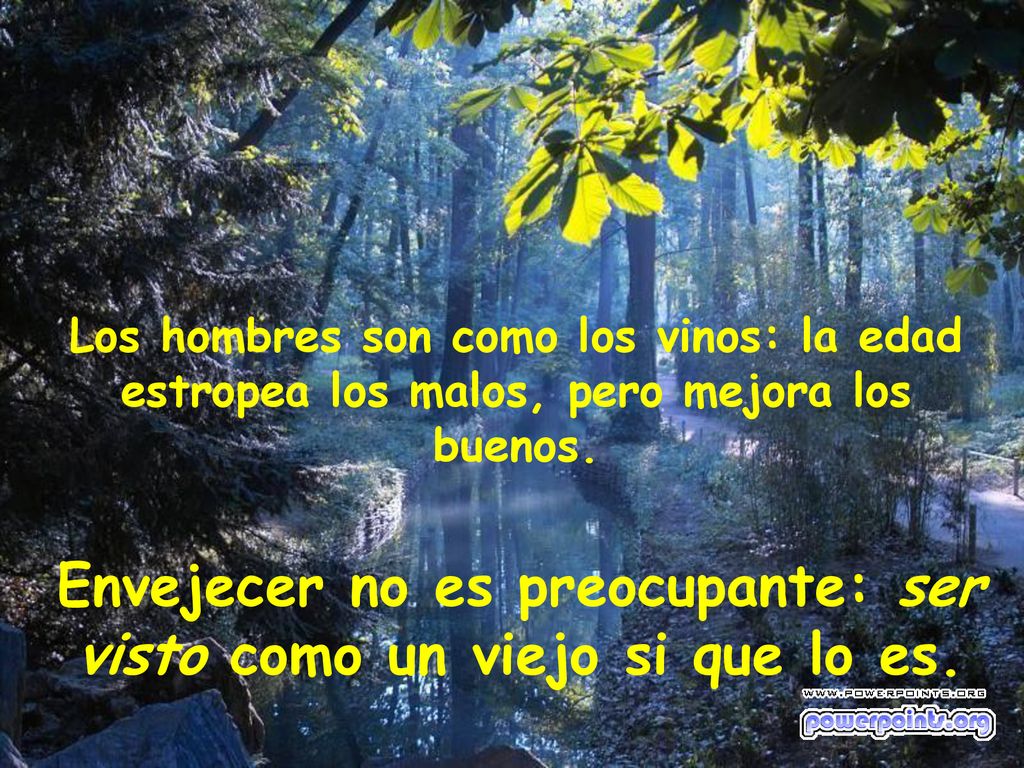 Envejecer no es preocupante: ser visto como un viejo si que lo es.