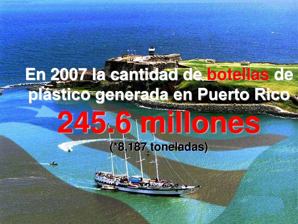 En 2007 la cantidad de botellas de plástico generada en Puerto Rico
