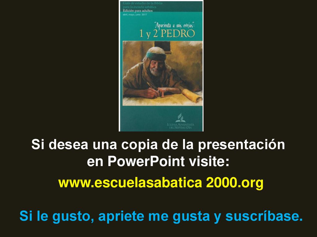 Si desea una copia de la presentación en PowerPoint visite:
