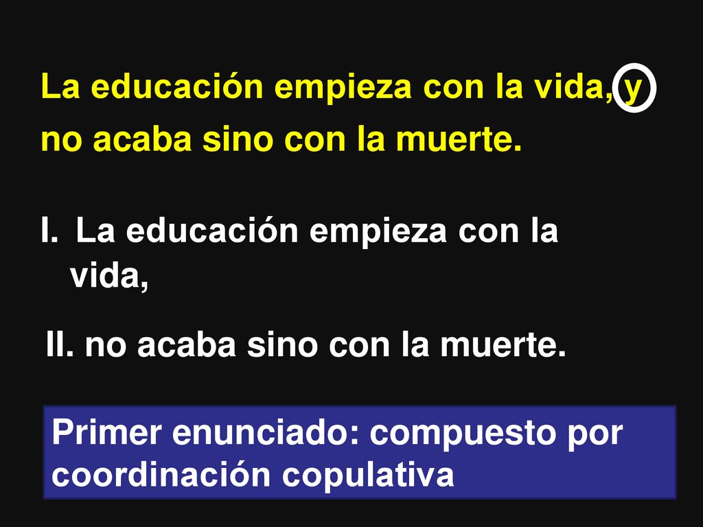 La educación empieza con la vida, y no acaba sino con la muerte.