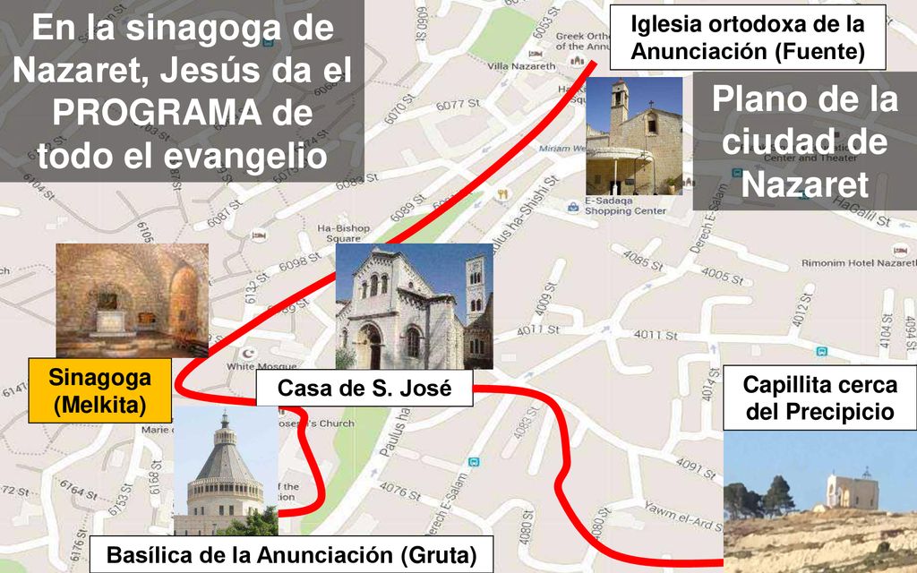 En la sinagoga de Nazaret, Jesús da el PROGRAMA de todo el evangelio