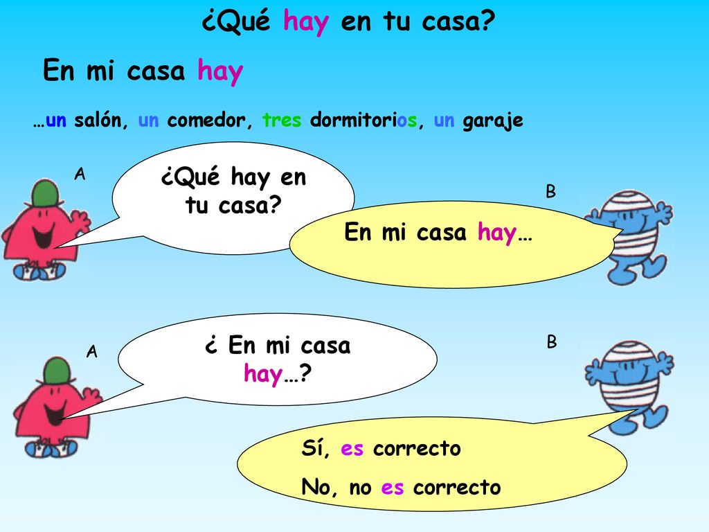 ¿Qué hay en tu casa En mi casa hay ¿Qué hay en tu casa