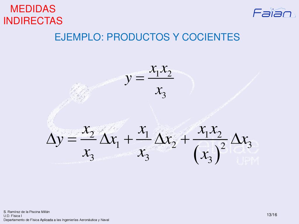 EJEMPLO: PRODUCTOS Y COCIENTES