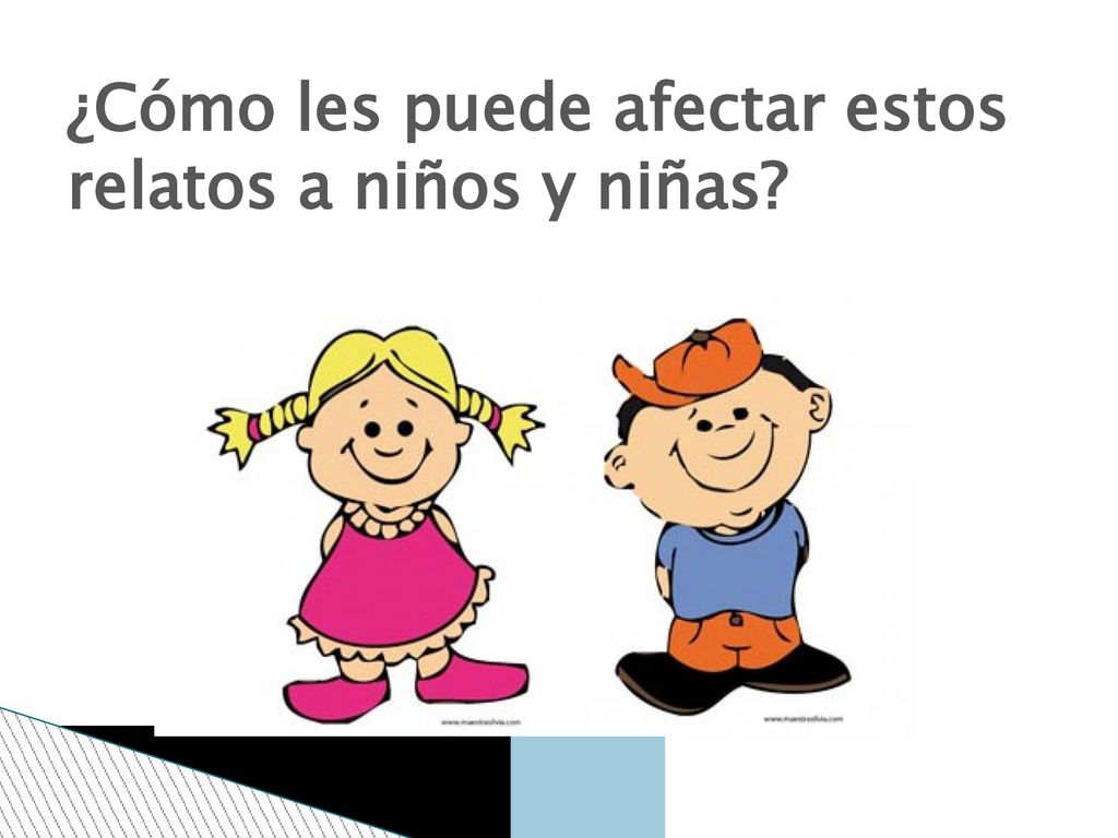 ¿Cómo les puede afectar estos relatos a niños y niñas