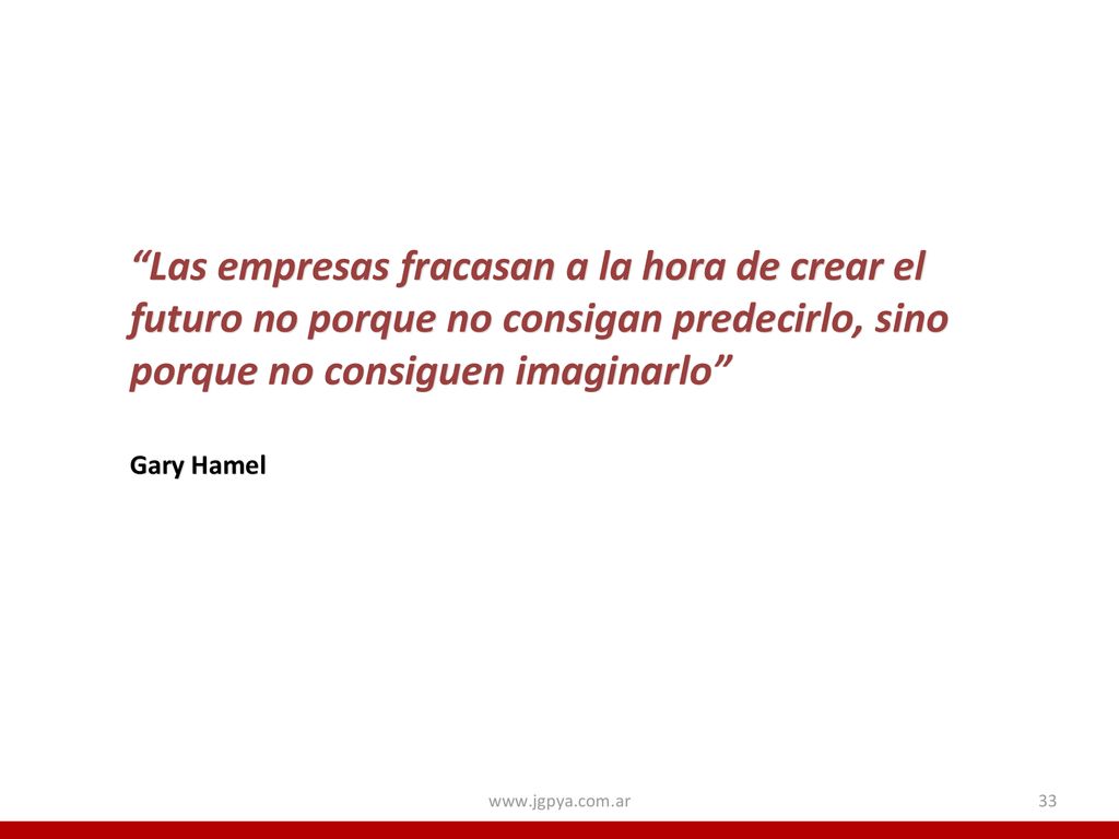 Las empresas fracasan a la hora de crear el futuro no porque no consigan predecirlo, sino porque no consiguen imaginarlo