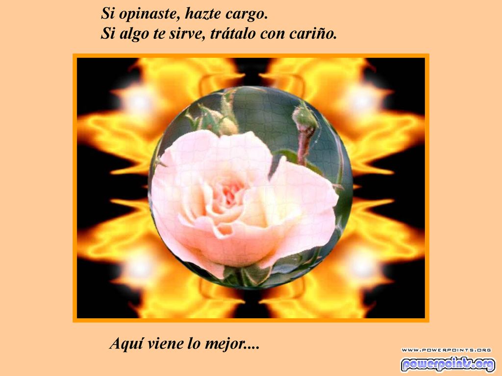 Si opinaste, hazte cargo. Si algo te sirve, trátalo con cariño.