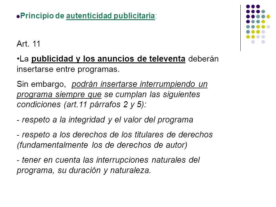 respeto a la integridad y el valor del programa