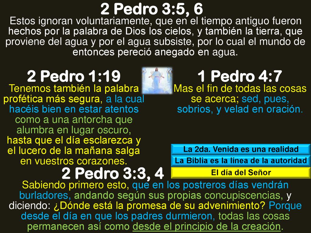 La 2da. Venida es una realidad La Biblia es la línea de la autoridad