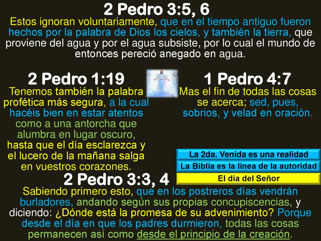 La 2da. Venida es una realidad La Biblia es la línea de la autoridad