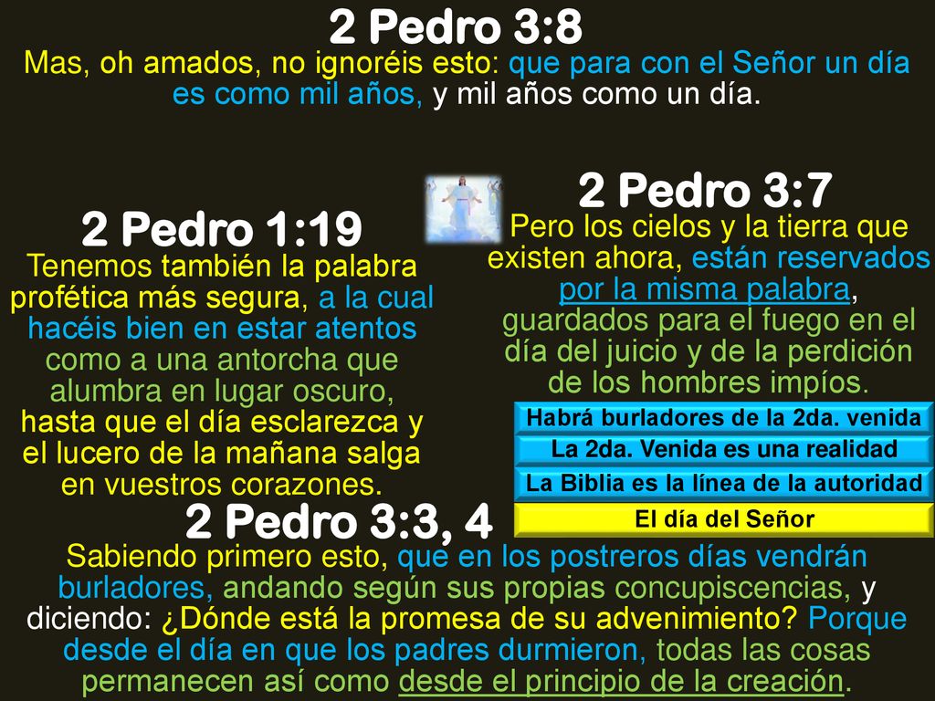 2 Pedro 3:8 2 Pedro 3:7 2 Pedro 1:19 2 Pedro 3:3, 4
