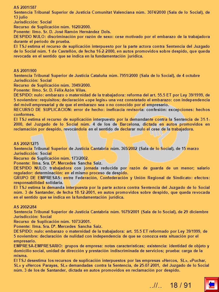 AS 2001\587 Sentencia Tribunal Superior de Justicia Comunitat Valenciana núm. 3074/2000 (Sala de lo Social), de 13 julio.