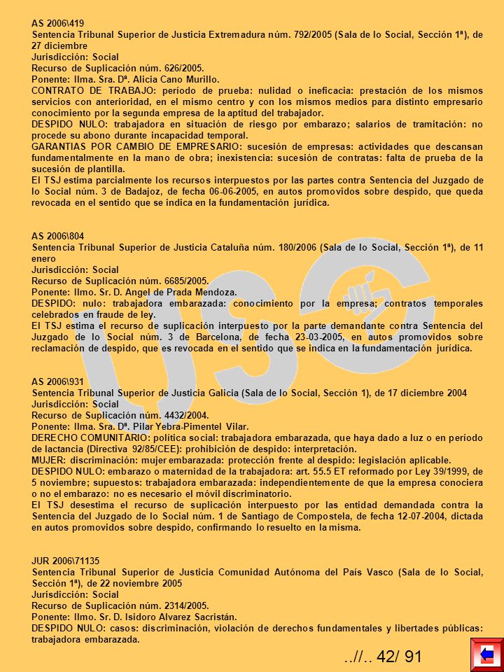 AS 2006\419 Sentencia Tribunal Superior de Justicia Extremadura núm. 792/2005 (Sala de lo Social, Sección 1ª), de 27 diciembre.