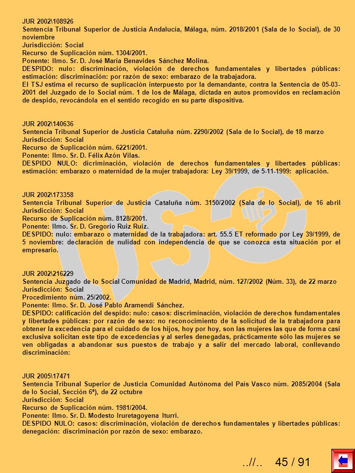 JUR 2002\ Sentencia Tribunal Superior de Justicia Andalucía, Málaga, núm. 2018/2001 (Sala de lo Social), de 30 noviembre.