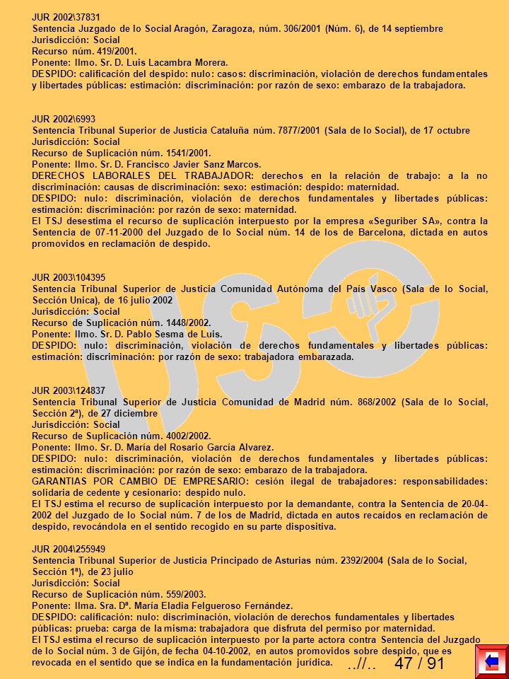 JUR 2002\37831 Sentencia Juzgado de lo Social Aragón, Zaragoza, núm. 306/2001 (Núm. 6), de 14 septiembre.