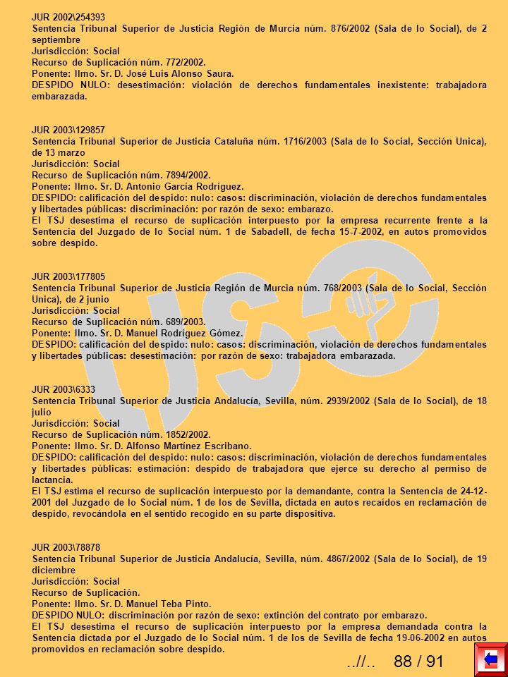 JUR 2002\ Sentencia Tribunal Superior de Justicia Región de Murcia núm. 876/2002 (Sala de lo Social), de 2 septiembre.