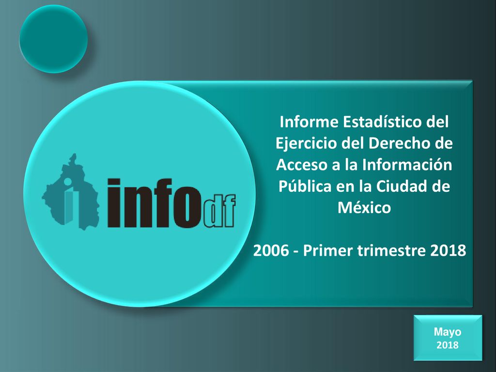 Informe Estadístico del Ejercicio del Derecho de Acceso a la Información Pública en la Ciudad de México