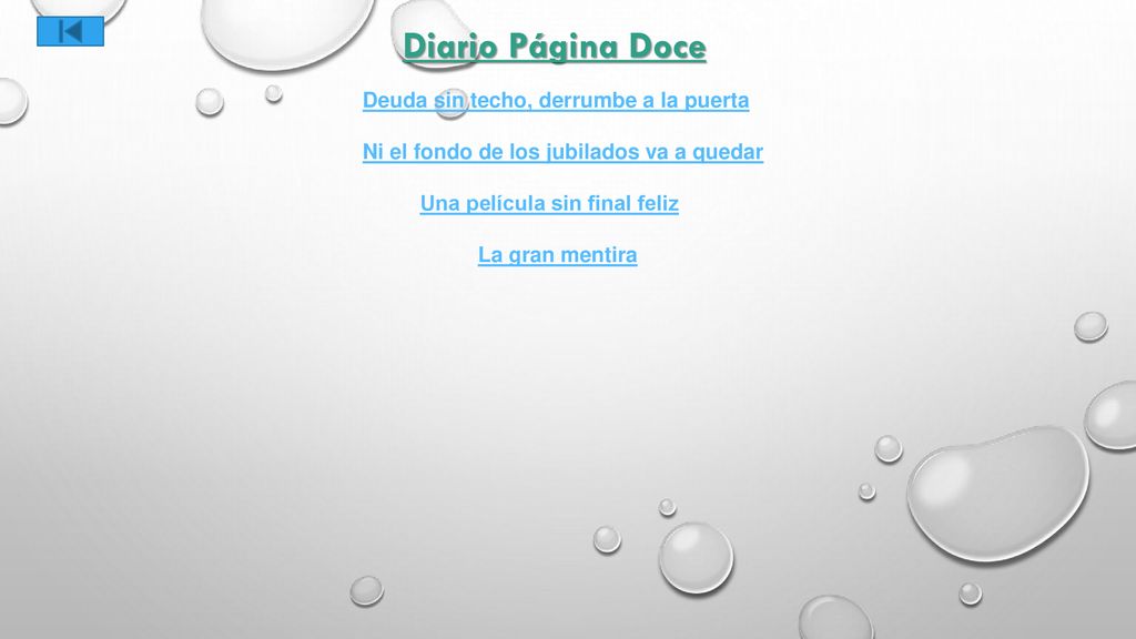 Diario Página Doce Deuda sin techo, derrumbe a la puerta