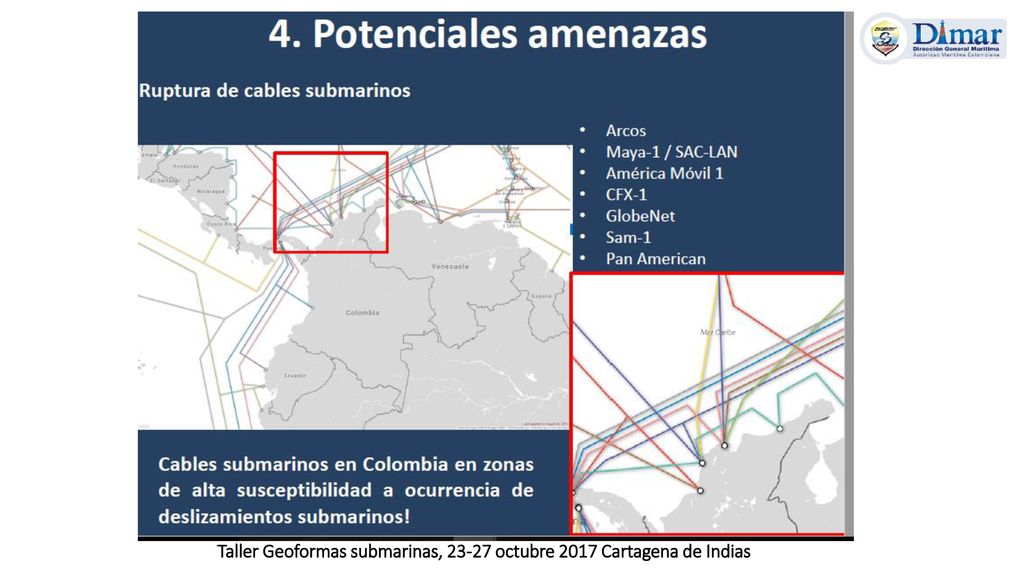 Taller Geoformas submarinas, octubre 2017 Cartagena de Indias