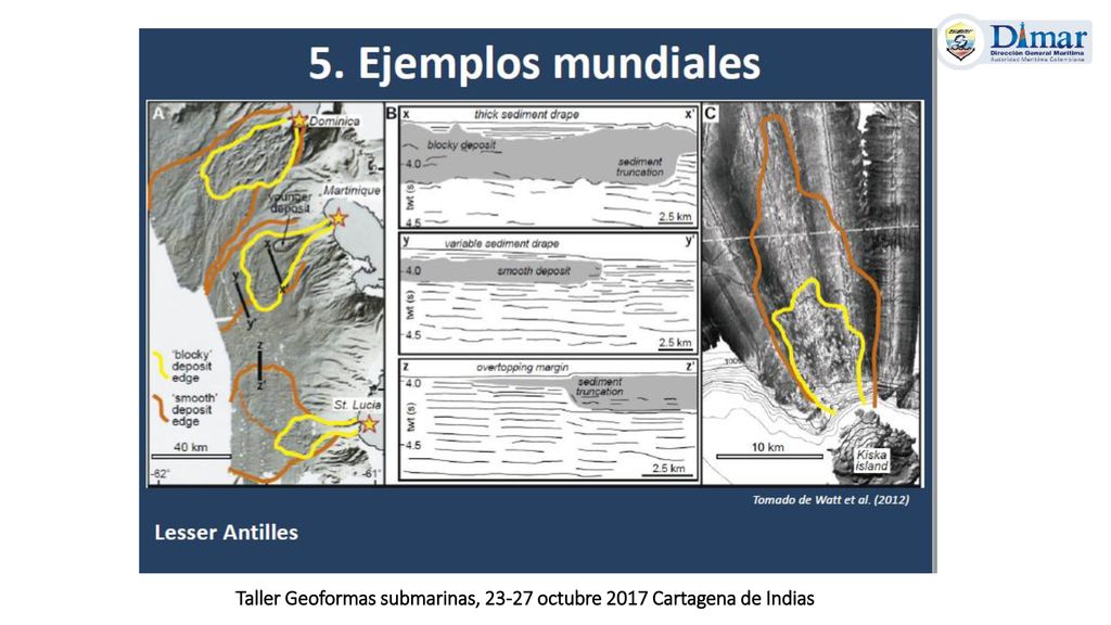 Taller Geoformas submarinas, octubre 2017 Cartagena de Indias
