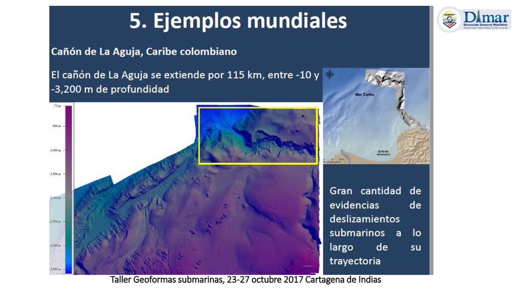 Taller Geoformas submarinas, octubre 2017 Cartagena de Indias