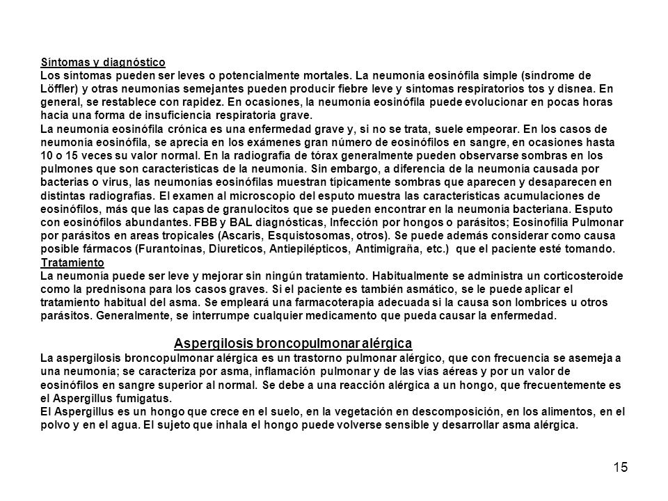 Síntomas y diagnóstico Los síntomas pueden ser leves o potencialmente mortales.