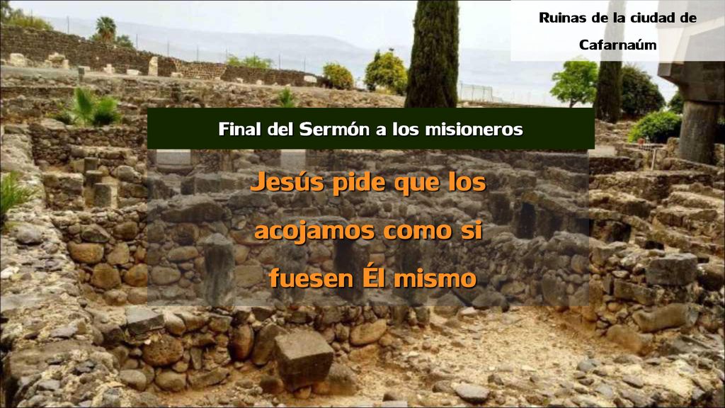 Jesús pide que los acojamos como si fuesen Él mismo