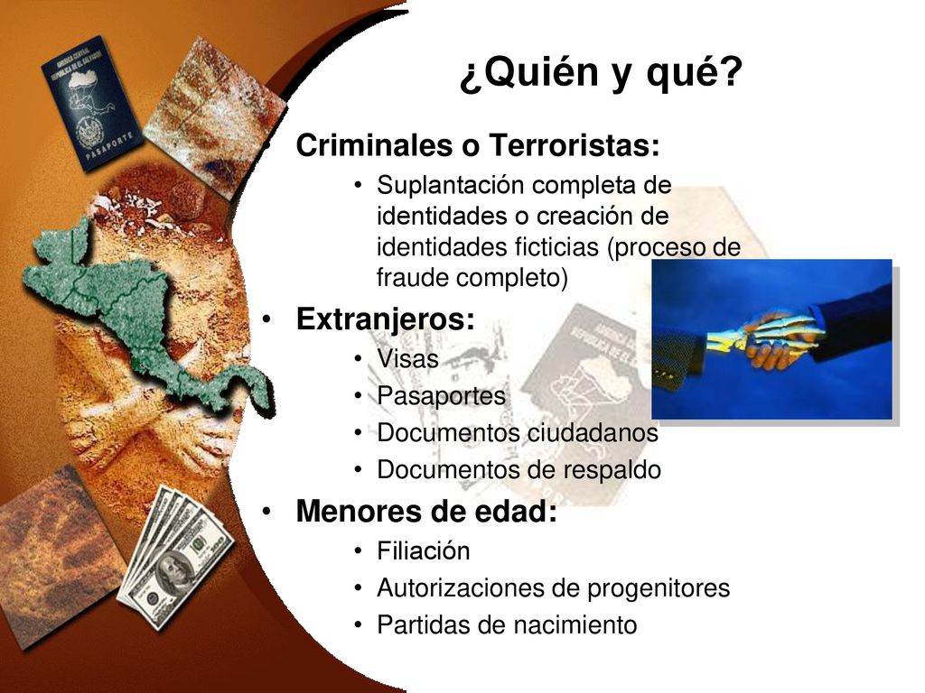 ¿Quién y qué Criminales o Terroristas: Extranjeros: Menores de edad: