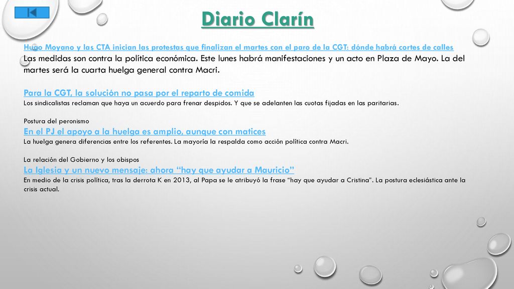 Diario Clarín Hugo Moyano y las CTA inician las protestas que finalizan el martes con el paro de la CGT: dónde habrá cortes de calles.