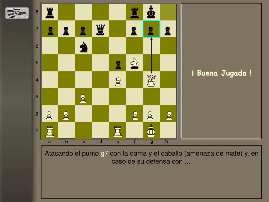 a. b. c. d. e. f. g. h. ¡ Buena Jugada !