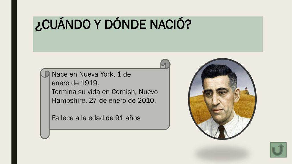 ¿CUÁNDO Y DÓNDE NACIÓ Nace en Nueva York, 1 de enero de