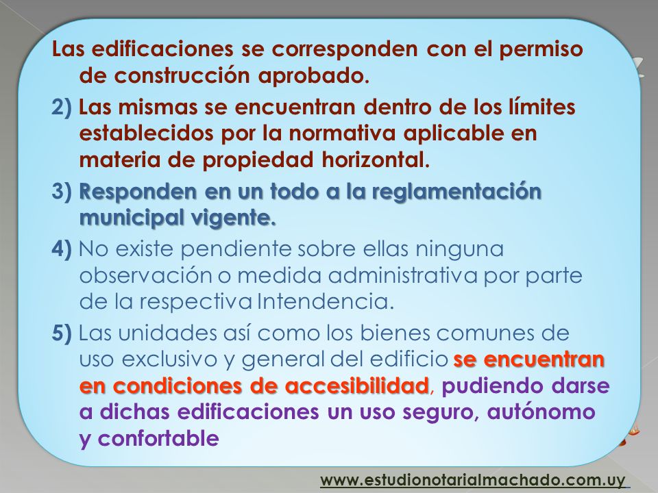 Las edificaciones se corresponden con el permiso de construcción aprobado.