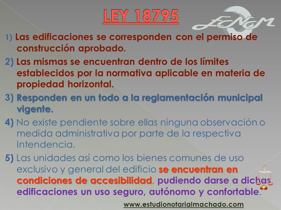LEY ) Las edificaciones se corresponden con el permiso de construcción aprobado.