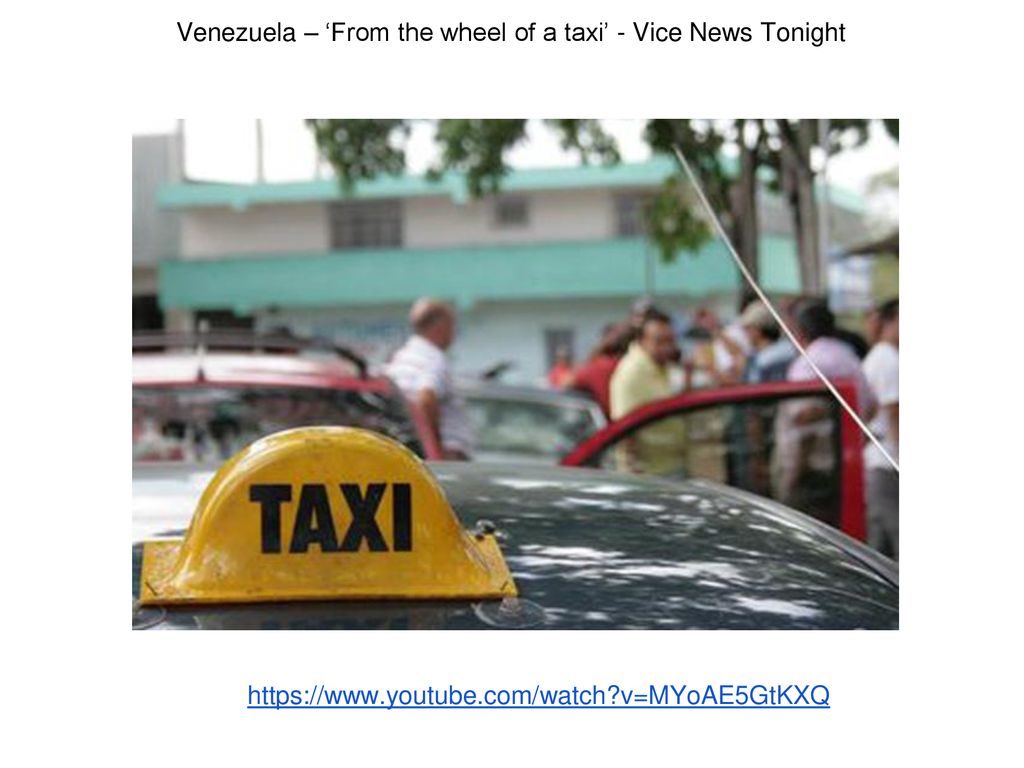 Venezuela – ‘From the wheel of a taxi’ - Vice News Tonight