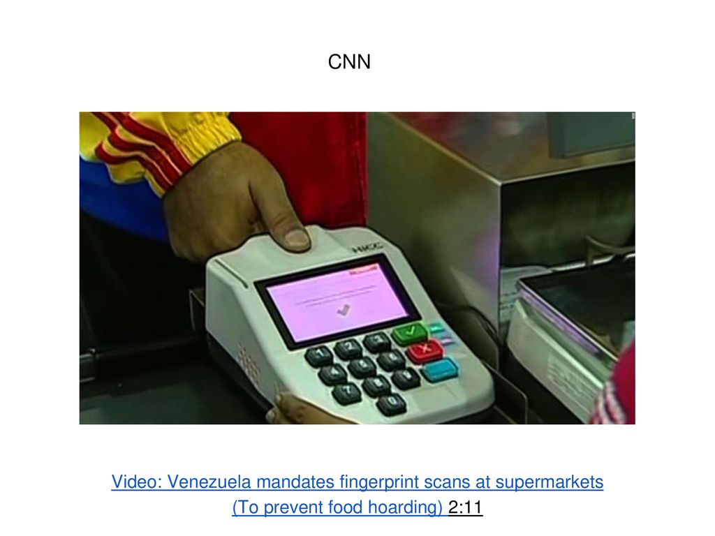 CNN Video: Venezuela mandates fingerprint scans at supermarkets