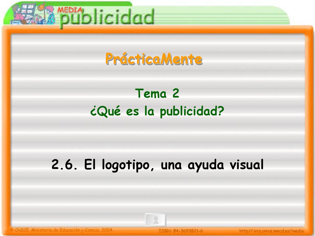 2.6. El logotipo, una ayuda visual