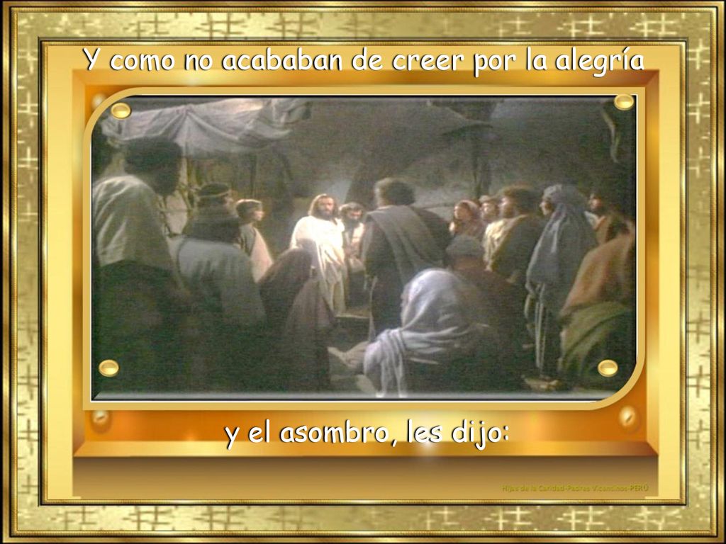 Y como no acababan de creer por la alegría