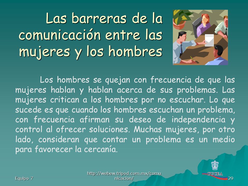 Las barreras de la comunicación entre las mujeres y los hombres