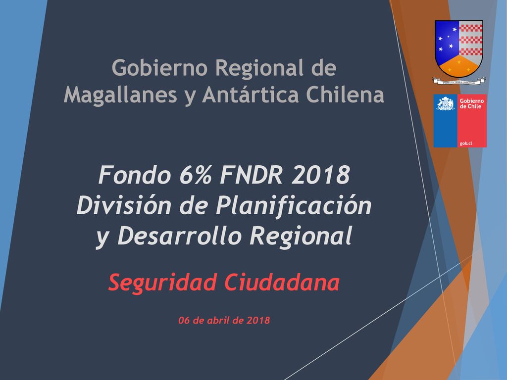 Fondo 6% FNDR 2018 División de Planificación y Desarrollo Regional