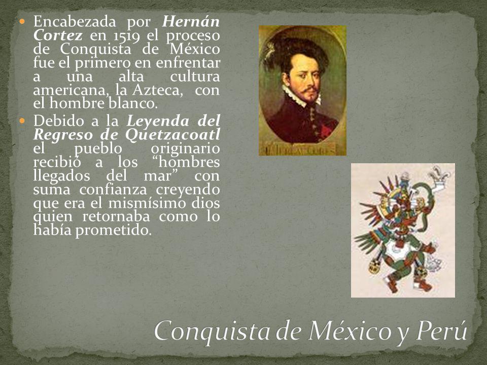Conquista de México y Perú