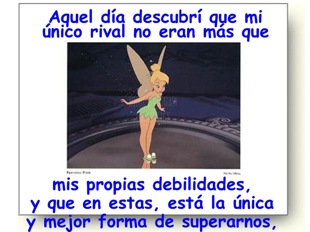 Aquel día descubrí que mi único rival no eran más que