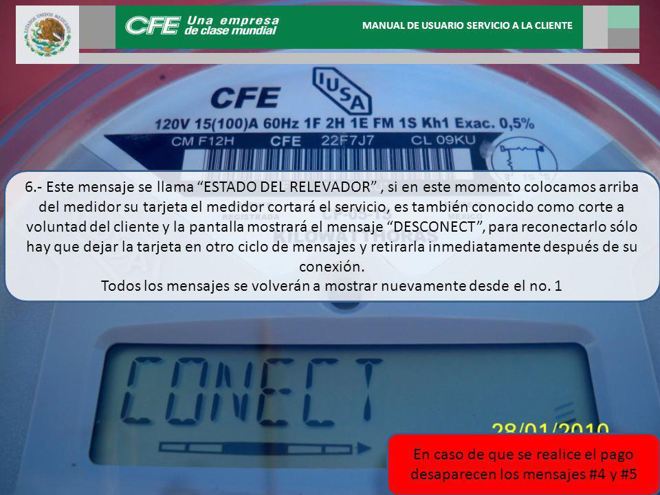 Todos los mensajes se volverán a mostrar nuevamente desde el no. 1