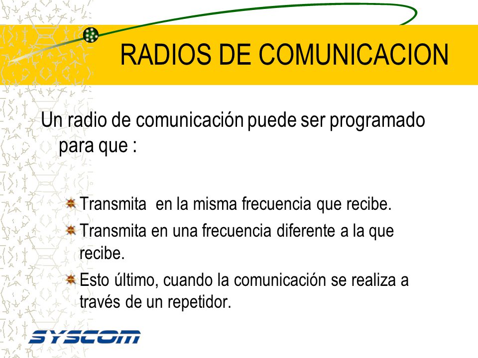 RADIOS DE COMUNICACION