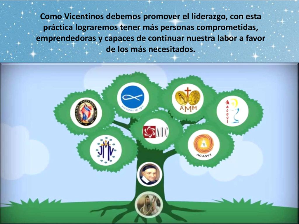 Como Vicentinos debemos promover el liderazgo, con esta práctica lograremos tener más personas comprometidas, emprendedoras y capaces de continuar nuestra labor a favor de los más necesitados.