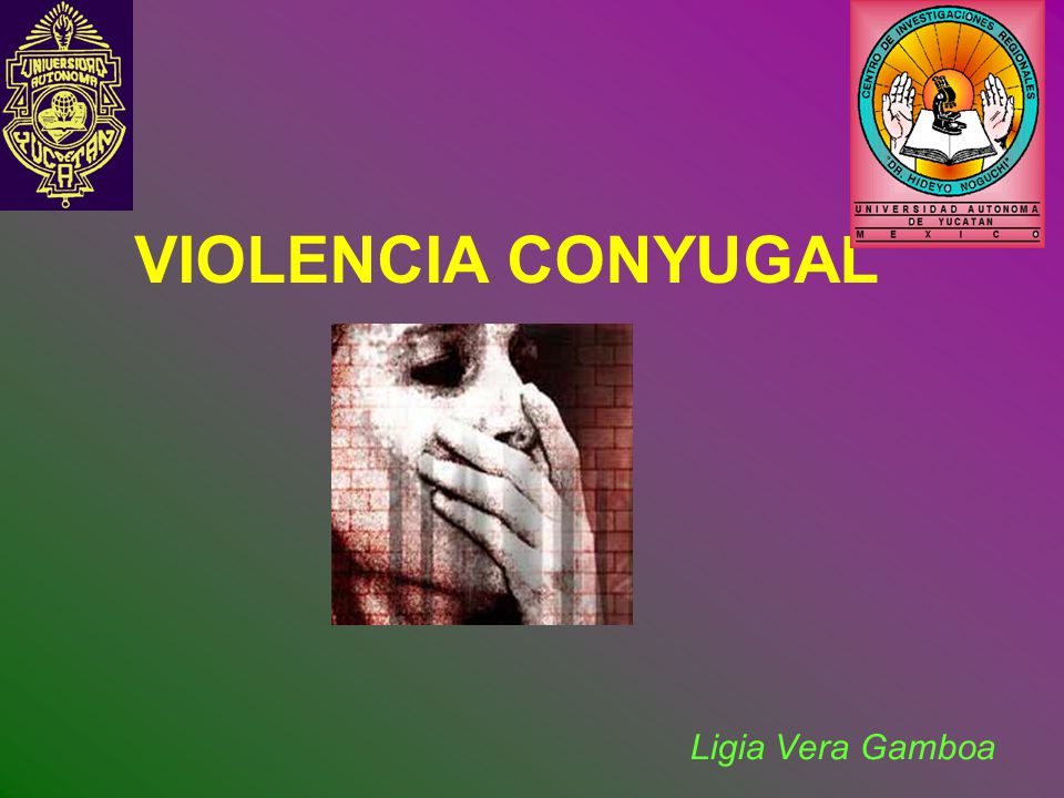 VIOLENCIA CONYUGAL Ligia Vera Gamboa
