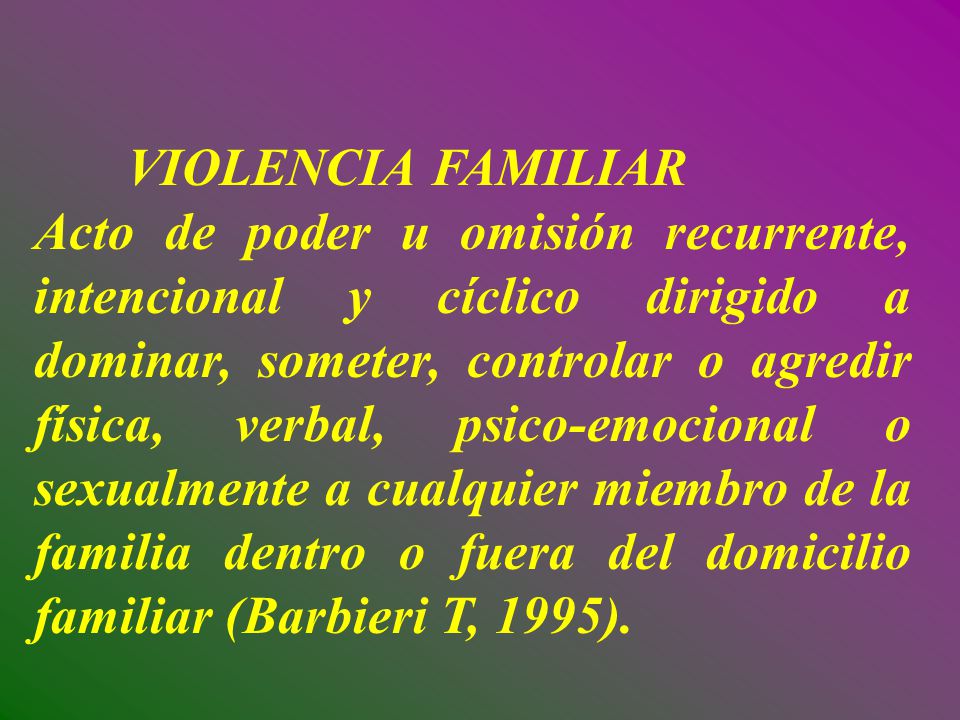 VIOLENCIA FAMILIAR