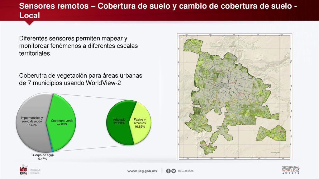 Sensores remotos – Cobertura de suelo y cambio de cobertura de suelo - Local